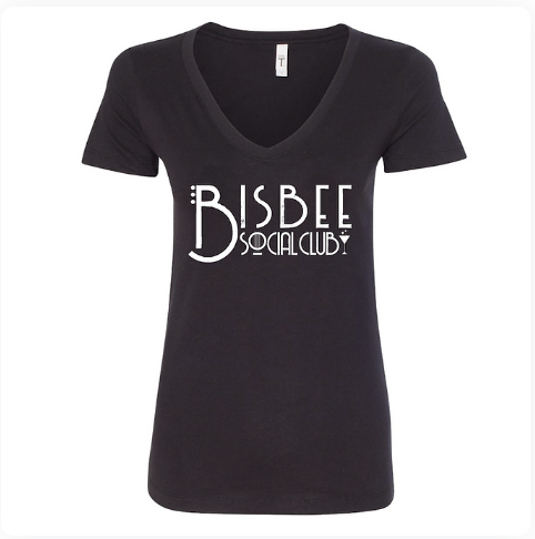 Womans BSC Black V-Neck T-Shirt